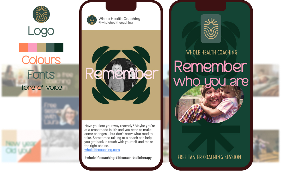 Brand Consistency Visual Layered Composition
